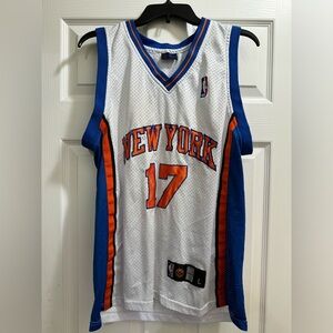 New York Knicks Jeremy Lin Basketball JerseY NBA Authentics Size Large